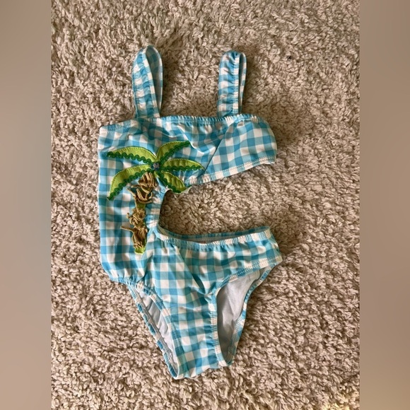 Kids size 4/4T 2 Matching Sweet Potato Brand Bathing Suits - Picture 2 of 11